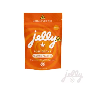 jelly edibles store pluto's peaches (6000mg)